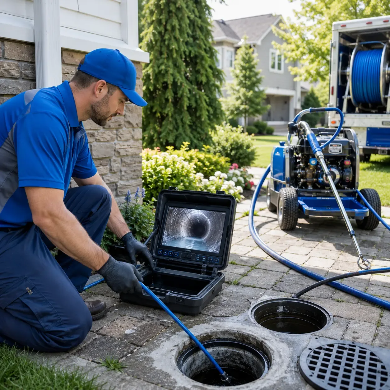 Outdoor drain cleaning professionals serving Hudson, WI